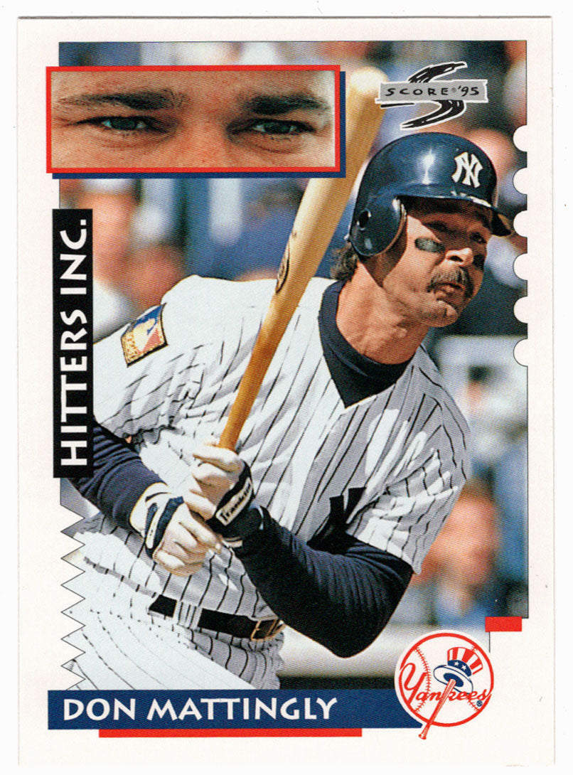 Don Mattingly - New York Yankees - Hitters Inc. (MLB Baseball Card) 1995 Score # 564 Mint