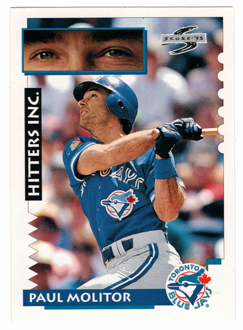 Paul Molitor - Toronto Blue Jays - Hitters Inc. (MLB Baseball Card) 1995 Score # 566 Mint
