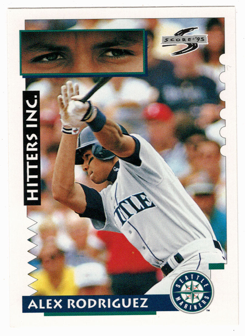 Alex Rodriguez - Seattle Mariners - Hitters Inc. (MLB Baseball Card) 1995 Score # 569 Mint