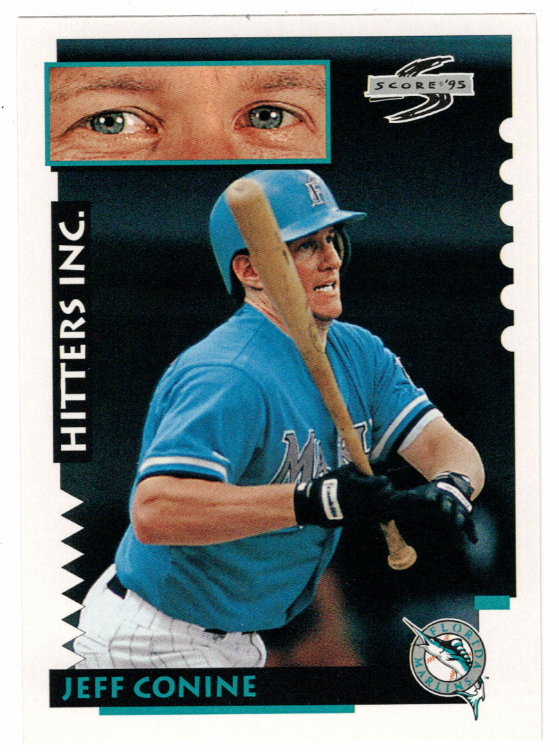 Jeff Conine - Florida Marlins - Hitters Inc. (MLB Baseball Card) 1995 Score # 573 Mint