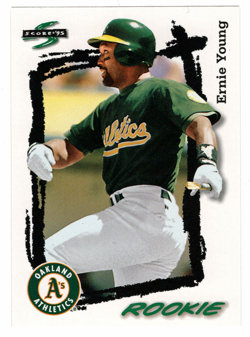 Ernie Young - Oakland Athletics - Rookie Season (MLB Baseball Card) 1995 Score # 576 Mint