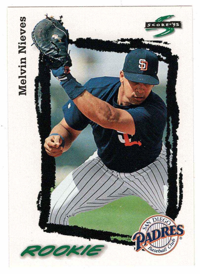 Melvin Nieves - San Diego Padres - Rookie Season (MLB Baseball Card) 1995 Score # 579 Mint