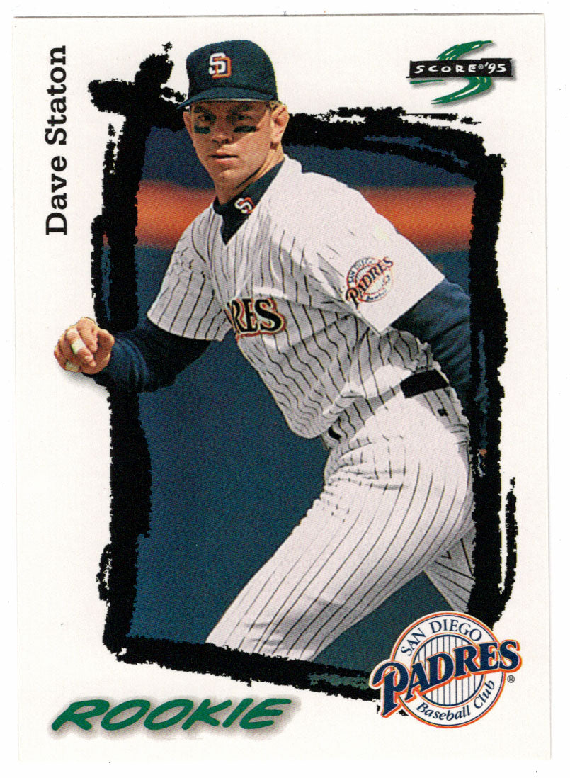 Dave Staton - San Diego Padres - Rookie Season (MLB Baseball Card) 1995 Score # 584 Mint