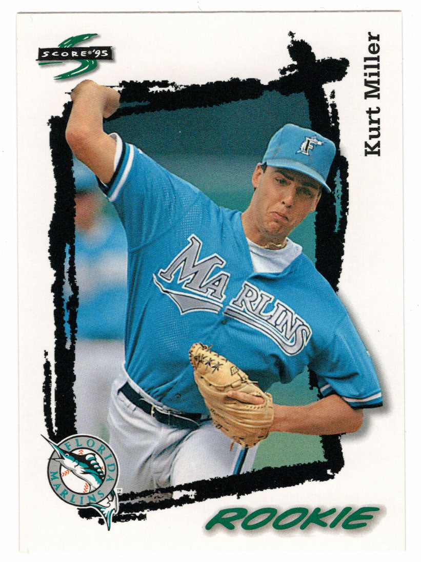 Kurt Miller - Florida Marlins - Rookie Season (MLB Baseball Card) 1995 Score # 591 Mint