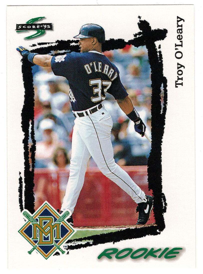 Troy O'Leary - Milwaukee Brewers - Rookie Season (MLB Baseball Card) 1995 Score # 593 Mint