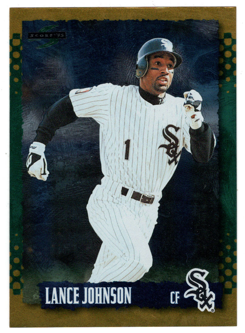 Lance Johnson - Chicago White Sox - Gold Rush (MLB Baseball Card) 1995 Score # 360 Mint