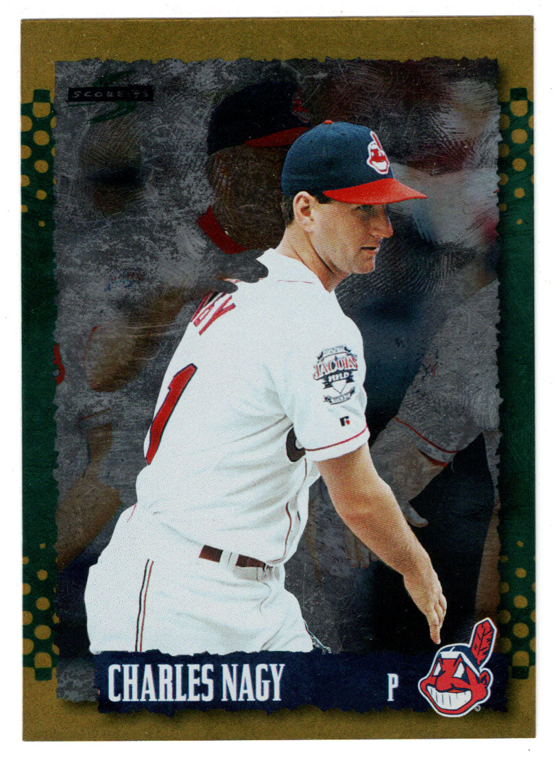 Charles Nagy - Atlanta Braves - Gold Rush (MLB Baseball Card) 1995 Score # 371 Mint