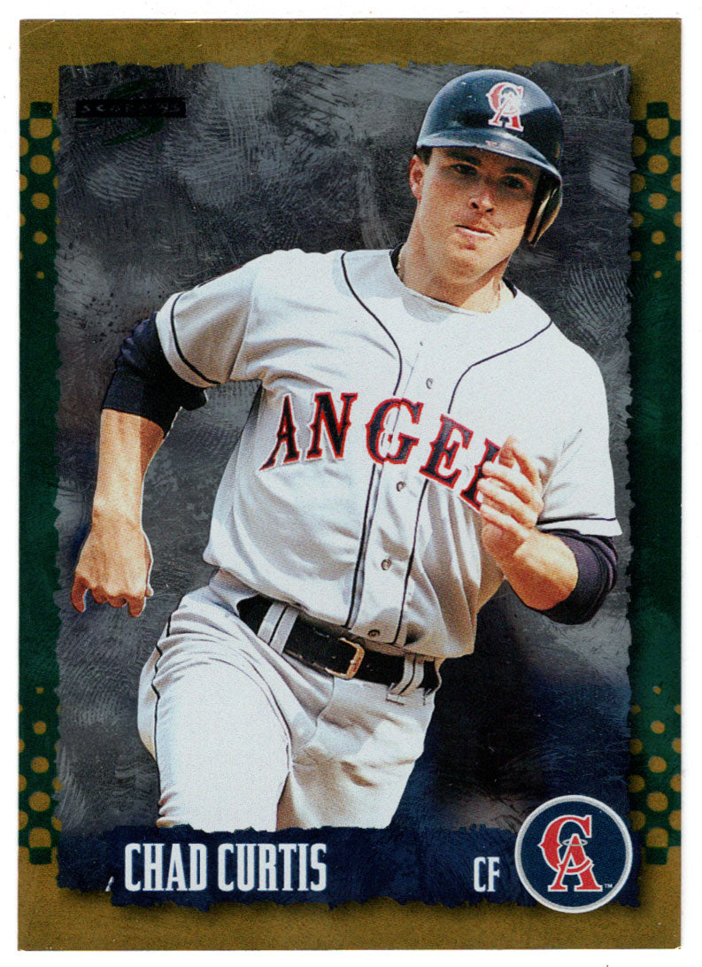 Chad Curtis - California Angels - Gold Rush (MLB Baseball Card) 1995 Score # 392 Mint