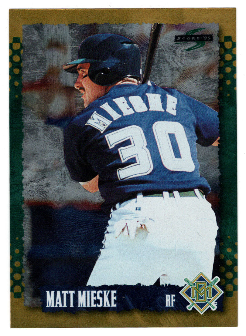 Matt Mieske - Milwaukee Brewers - Gold Rush (MLB Baseball Card) 1995 Score # 402 Mint