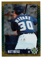 Matt Mieske - Milwaukee Brewers - Gold Rush (MLB Baseball Card) 1995 Score # 402 Mint
