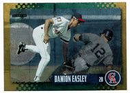 Damion Easley - California Angels - Gold Rush (MLB Baseball Card) 1995 Score # 447 Mint