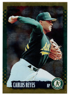 Carlos Reyes - Oakland Athletics - Gold Rush (MLB Baseball Card) 1995 Score # 489 Mint