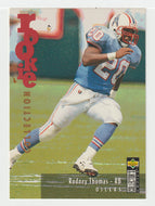 Rodney Thomas - Houston Oilers - Rookie Season (NFL Football Card) 1995 Upper Deck Collector's Choice Update # U 22 Mint