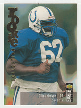 Load image into Gallery viewer, Ellis Johnson RC - Indianapolis Colts (NFL Football Card) 1995 Upper Deck Collector's Choice Update # U 23 Mint
