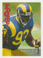 Kevin Carter - St. Louis Rams - Rookie Season (NFL Football Card) 1995 Upper Deck Collector's Choice Update # U 31 Mint