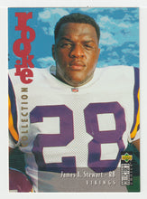 Load image into Gallery viewer, James A. Stewart - Minnesota Vikings - Rookie Season (NFL Football Card) 1995 Upper Deck Collector's Choice Update # U 35 Mint
