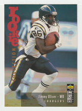 Load image into Gallery viewer, Jimmy Oliver RC - San Diego Chargers (NFL Football Card) 1995 Upper Deck Collector's Choice Update # U 52 Mint

