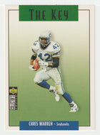 Chris Warren - Seattle Seahawks (NFL Football Card) 1995 Upper Deck Collector's Choice Update # U 88 Mint
