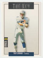 Troy Aikman - Dallas Cowboys - Silver (NFL Football Card) 1995 Upper Deck Collector's Choice Update # U 64 Mint