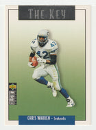 Chris Warren - Seattle Seahawks - Silver (NFL Football Card) 1995 Upper Deck Collector's Choice Update # U 88 Mint