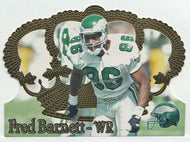Fred Barnett - Philadelphia Eagles (NFL Football Card) 1995 Pacific Crown Royale # 21 - Mint