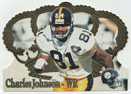 Charles Johnson - Pittsburgh Steelers (NFL Football Card) 1995 Pacific Crown Royale # 23 - Mint