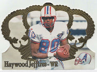 Haywood Jeffires - Houston Oilers (NFL Football Card) 1995 Pacific Crown Royale # 50 - Mint