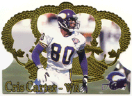 Cris Carter - Minnesota Vikings (NFL Football Card) 1995 Pacific Crown Royale # 91 - Mint