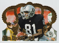 Tim Brown - Oakland Raiders (NFL Football Card) 1995 Pacific Crown Royale # 107 - Mint