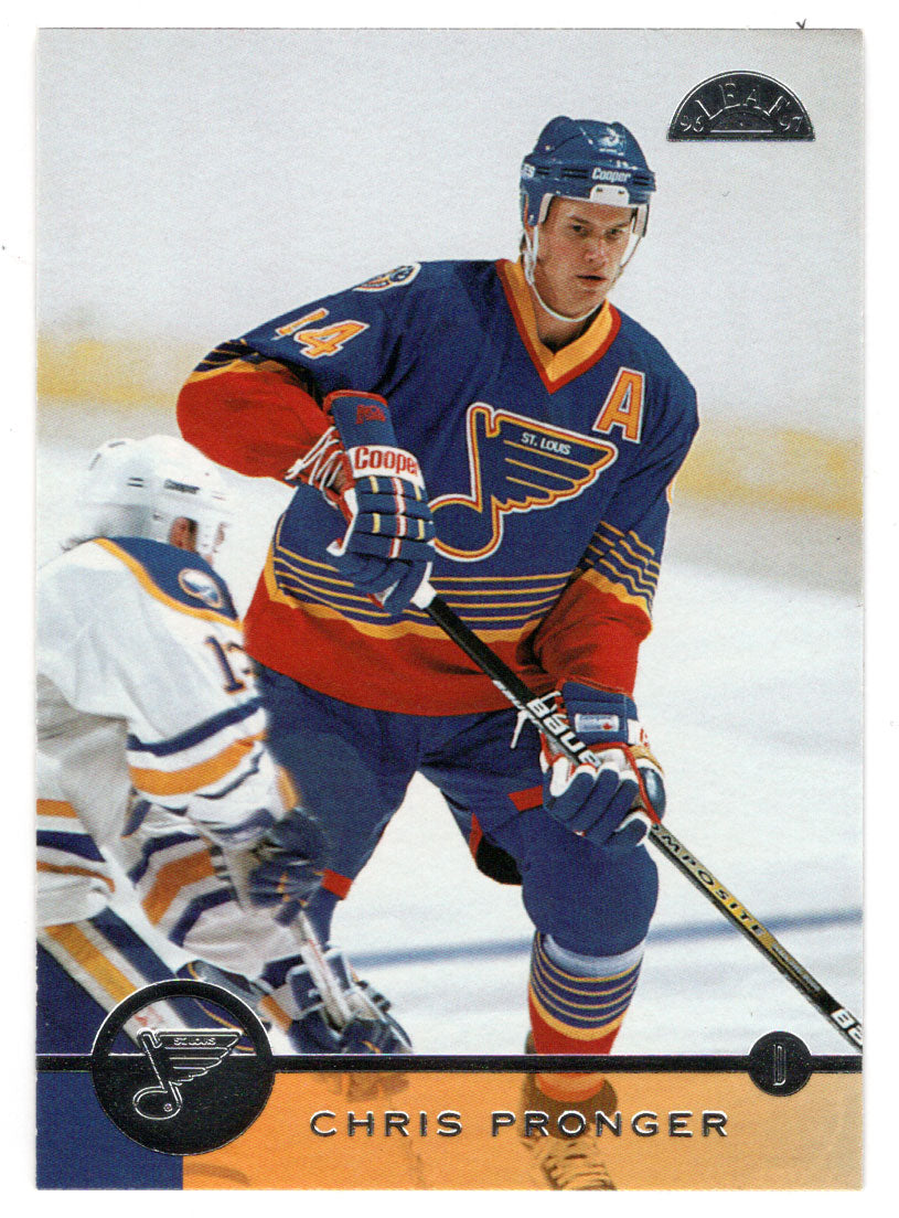 Chris Pronger - St. Louis Blues (NHL Hockey Card) 1996-97 Leaf # 5 Mint