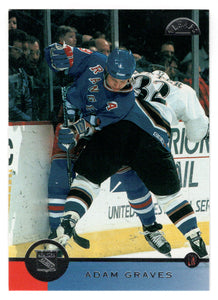 Adam Graves - New York Rangers (NHL Hockey Card) 1996-97 Leaf # 20 Mint
