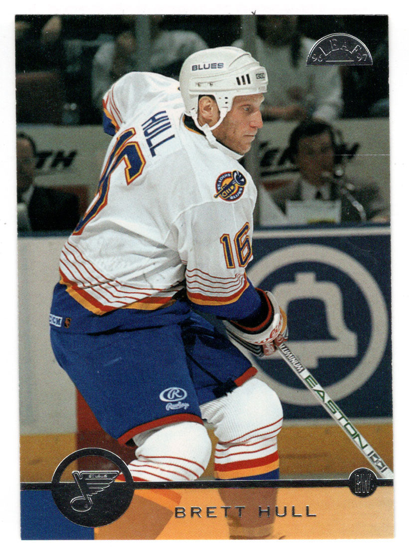 Brett Hull - St. Louis Blues (NHL Hockey Card) 1996-97 Leaf # 45 Mint