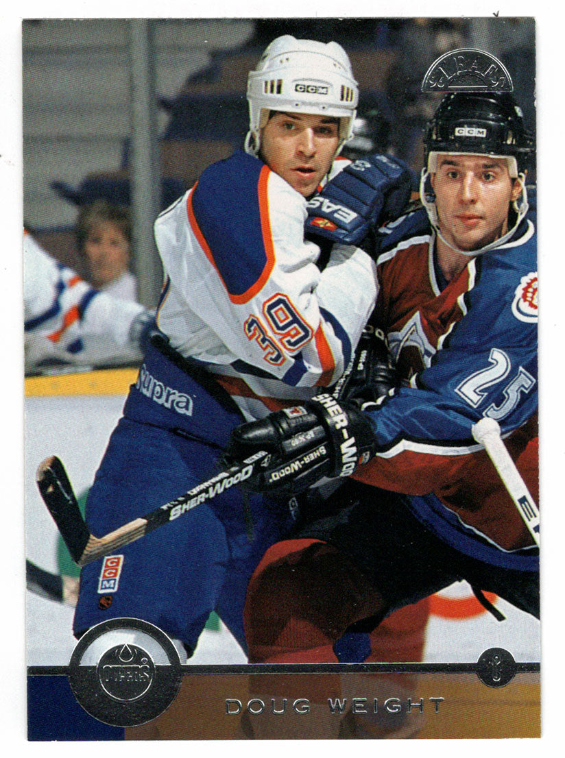 Doug Weight - Edmonton Oilers (NHL Hockey Card) 1996-97 Leaf # 136 Mint