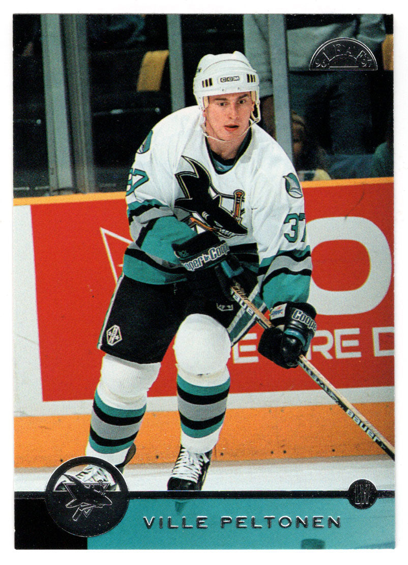 Ville Peltonen - San Jose Sharks (NHL Hockey Card) 1996-97 Leaf # 144 Mint