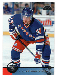 Niklas Sundstrom - New York Rangers (NHL Hockey Card) 1996-97 Leaf # 172 Mint