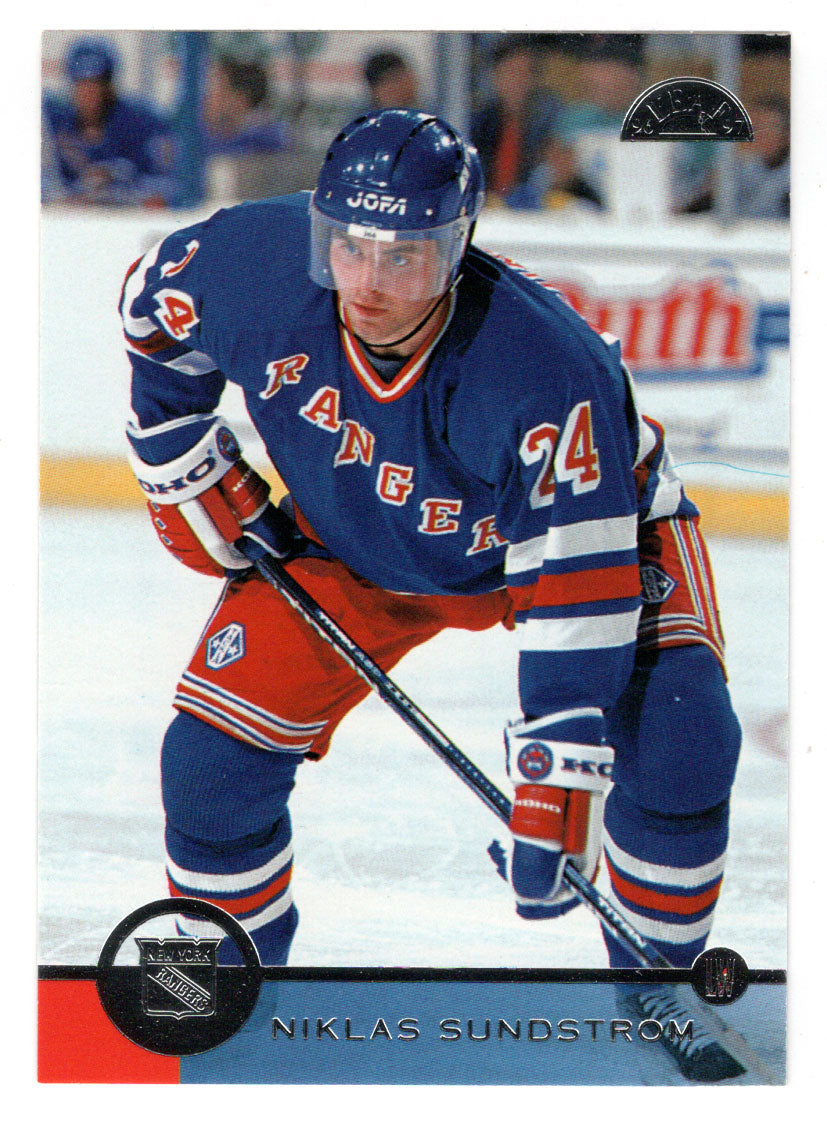 Niklas Sundstrom - New York Rangers (NHL Hockey Card) 1996-97 Leaf # 172 Mint
