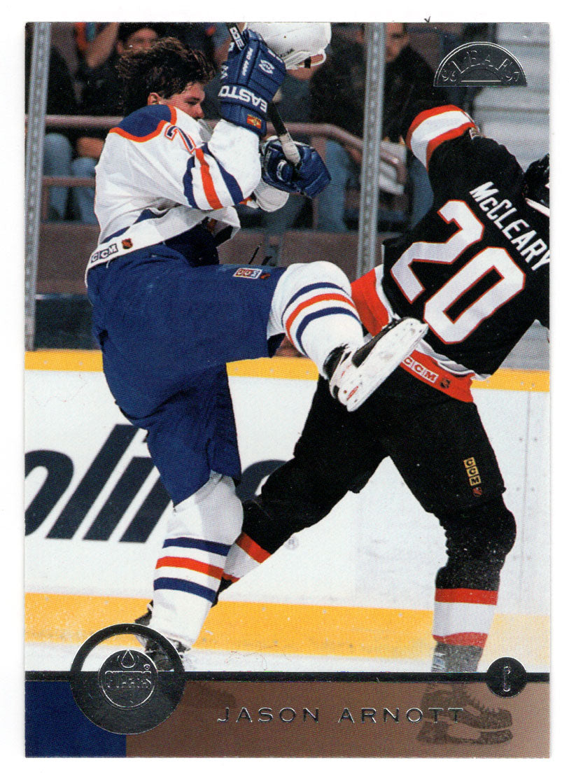 Jason Arnott - Edmonton Oilers (NHL Hockey Card) 1996-97 Leaf # 179 Mint