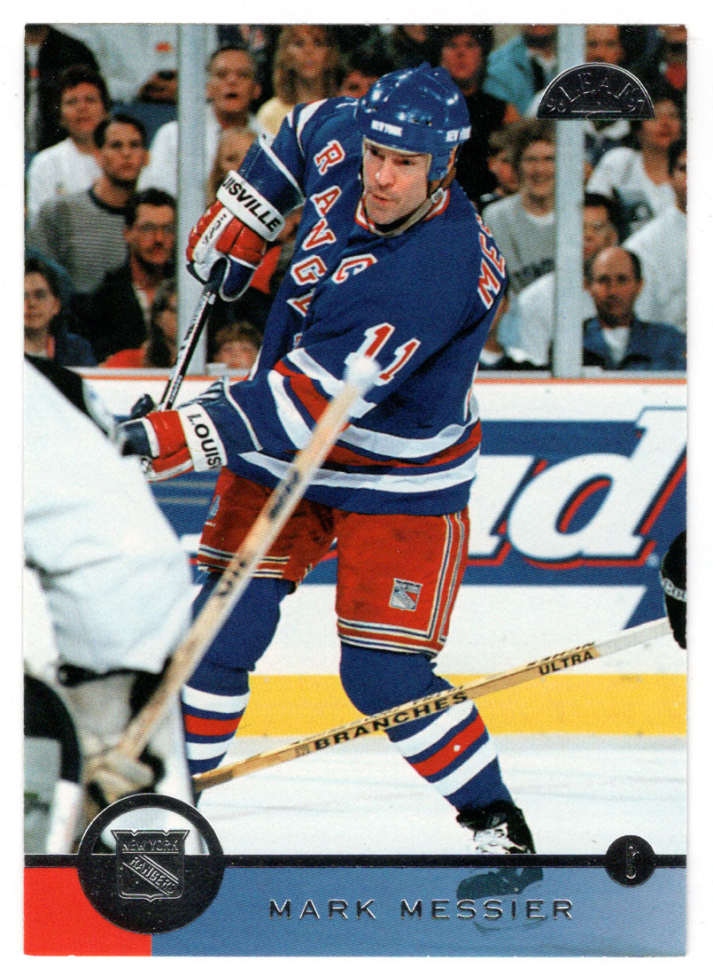 Mark Messier - New York Rangers (NHL Hockey Card) 1996-97 Leaf # 180 Mint