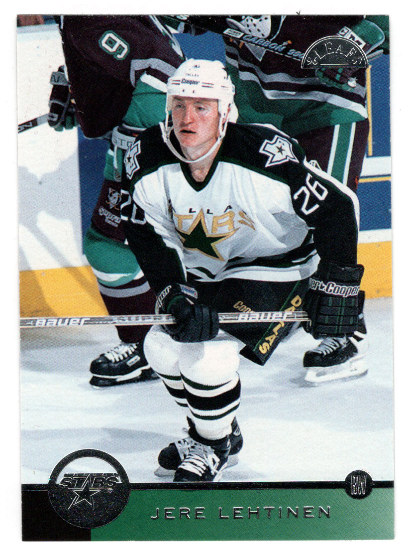 Jere Lehtinen - Dallas Stars (NHL Hockey Card) 1996-97 Leaf # 201 Mint