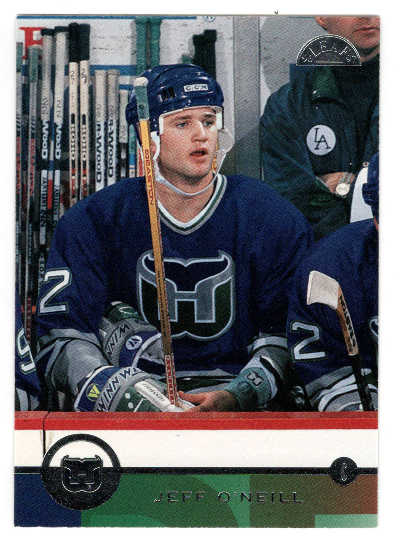 Jeff O'Neill - Hartford Whalers (NHL Hockey Card) 1996-97 Leaf # 209 Mint