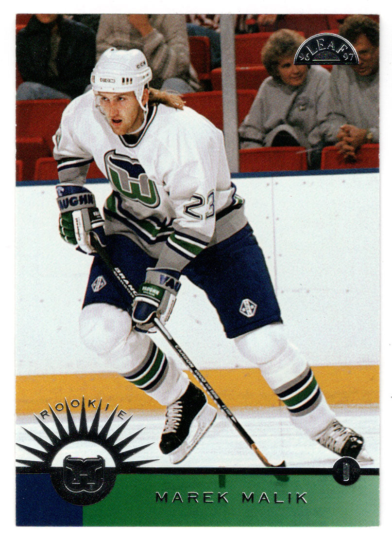 Marek Malik - Hartford Whalers (NHL Hockey Card) 1996-97 Leaf # 227 Mint