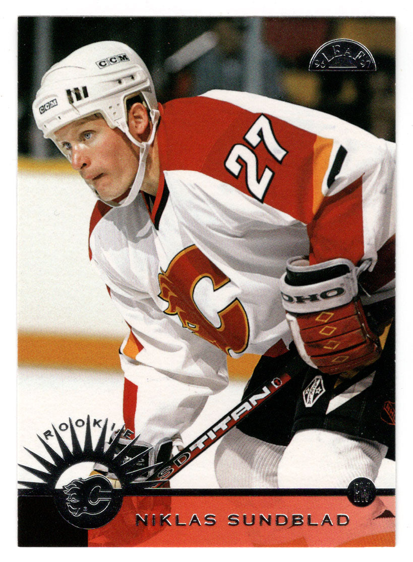 Niklas Sundblad - New York Rangers (NHL Hockey Card) 1996-97 Leaf # 234 Mint