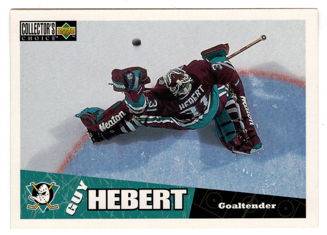 Guy Hebert - Anaheim Ducks (NHL Hockey Card) 1996-97 Upper Deck Collector's Choice # 5 Mint