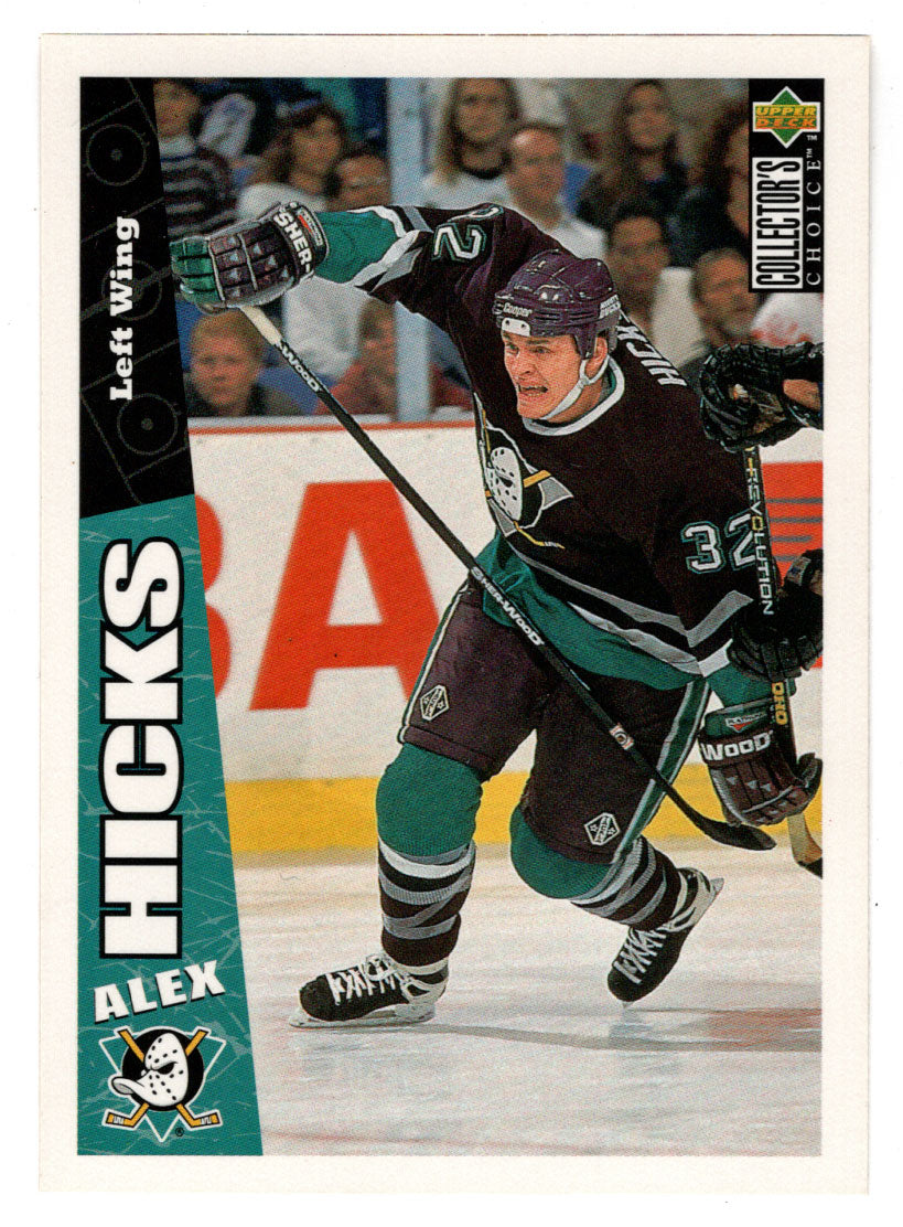 Alex Hicks - Anaheim Ducks (NHL Hockey Card) 1996-97 Upper Deck Collector's Choice # 9 Mint
