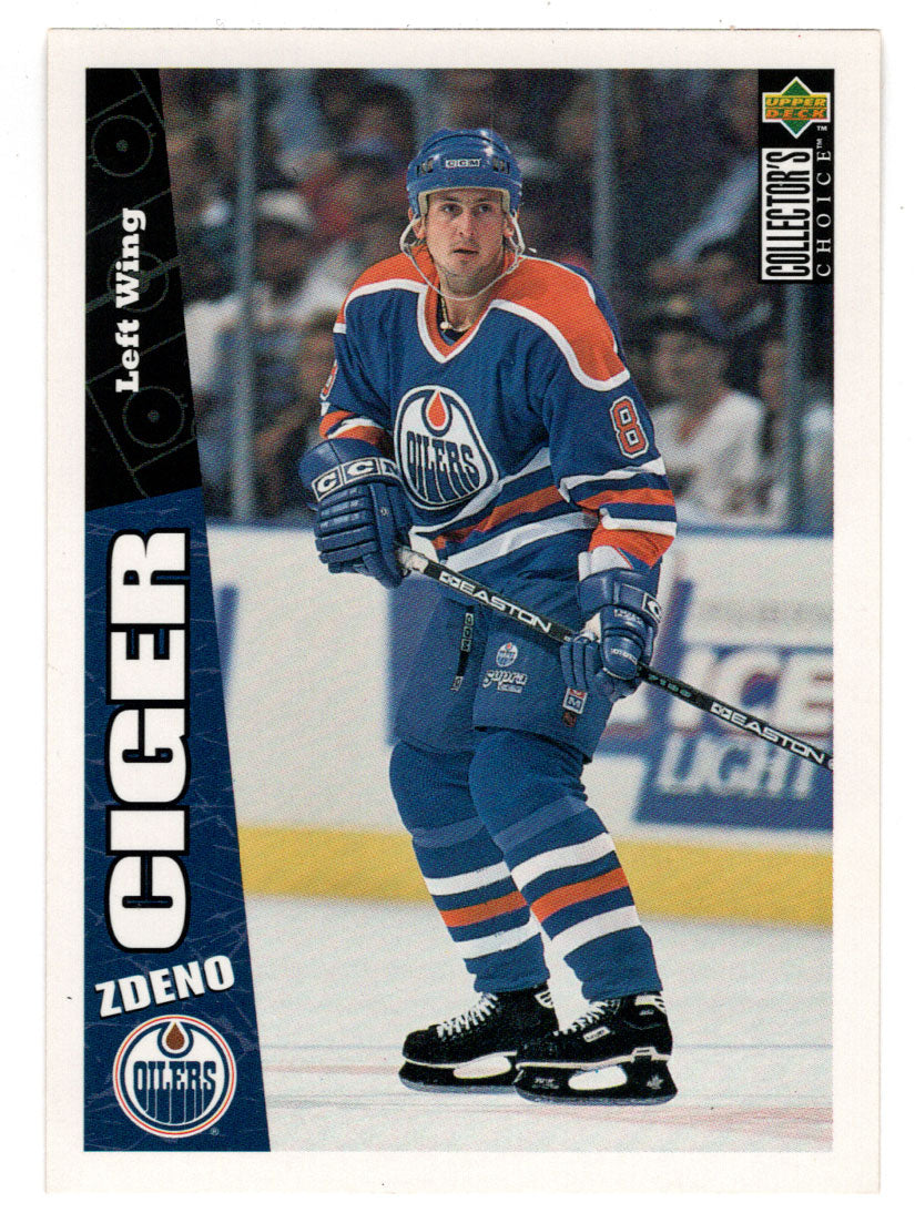 Zdeno Ciger - Edmonton Oilers (NHL Hockey Card) 1996-97 Upper Deck Collector's Choice # 95 Mint