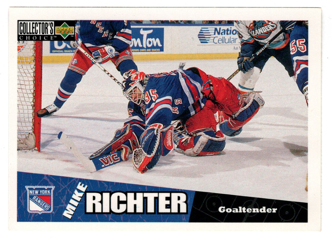 Mike Richter - New York Rangers (NHL Hockey Card) 1996-97 Upper Deck Collector's Choice # 167 Mint