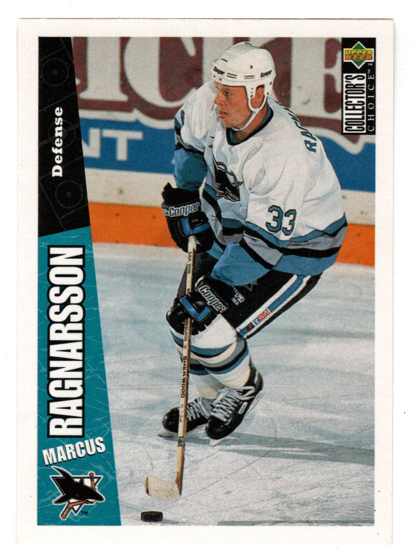Marcus Ragnarsson - San Jose Sharks (NHL Hockey Card) 1996-97 Upper Deck Collector's Choice # 236 Mint