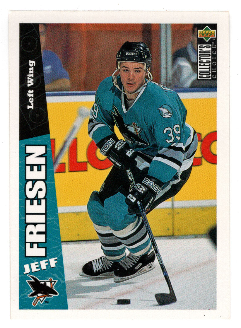 Jeff Friesen - San Jose Sharks (NHL Hockey Card) 1996-97 Upper Deck Collector's Choice # 238 Mint