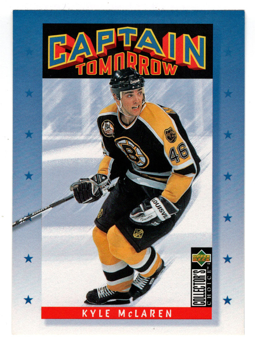 Kyle McLaren - Boston Bruins - Captain Tomorrow (NHL Hockey Card) 1996-97 Upper Deck Collector's Choice # 341 Mint