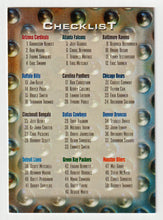 Load image into Gallery viewer, Checklist # 1 (NFL Football Card) 1996 Fleer Metal # 149 Mint
